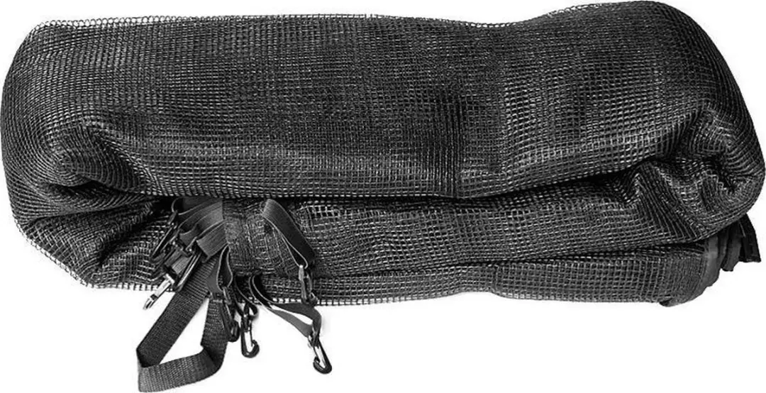 Monzana Veiligheidsnet Trampoline Ø305cm - 8 Pooten - Zwart - afbeelding 6 van 6