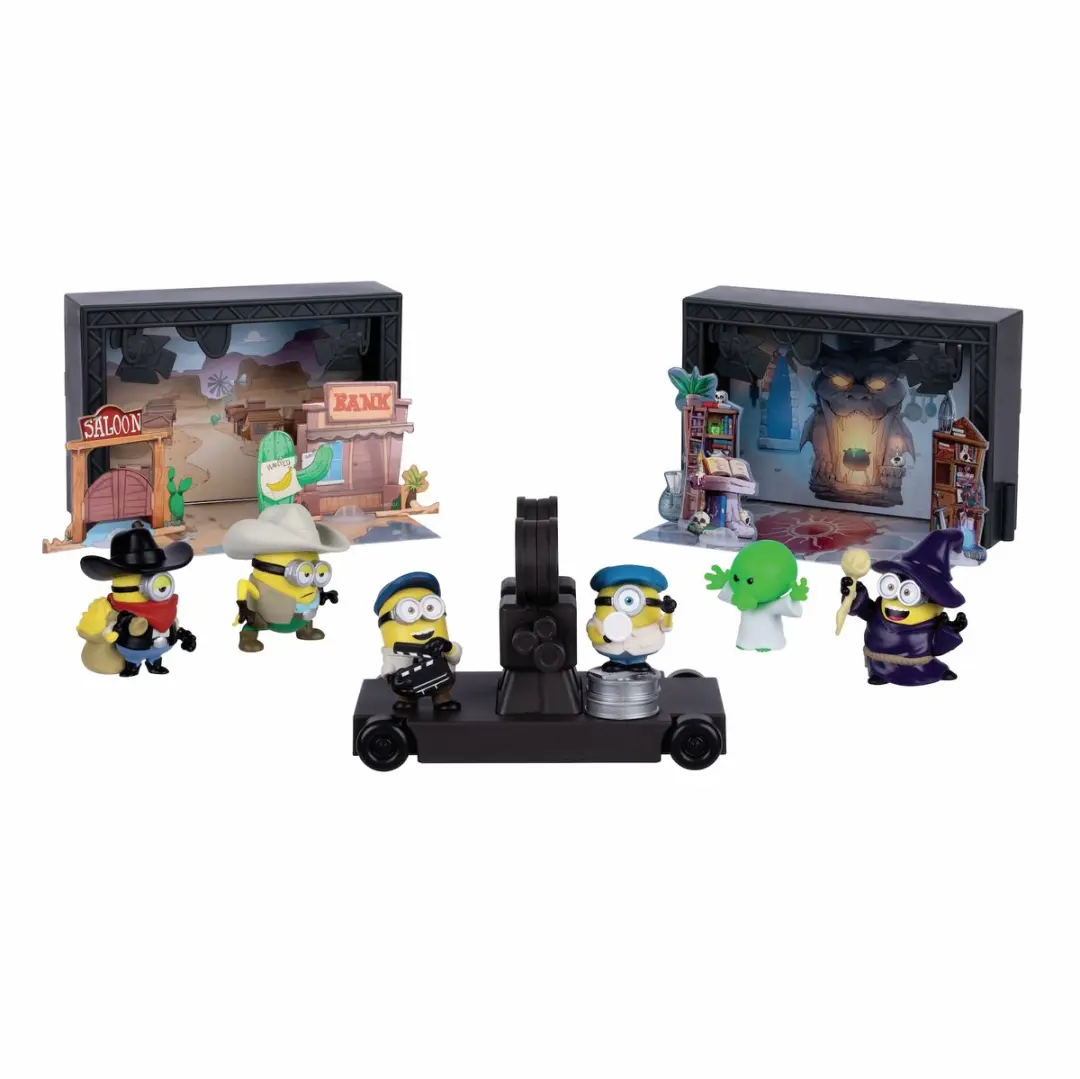 Moose Toys Minions & Monsters Grote Studioterrein - 2 Filmstudio's - 6 Minions
