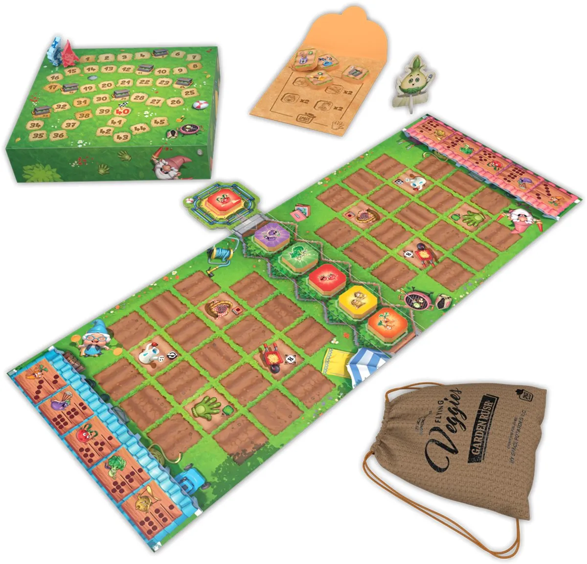 Asmodee Garden Rush Tactisch Kaartspel - 2 Spelers