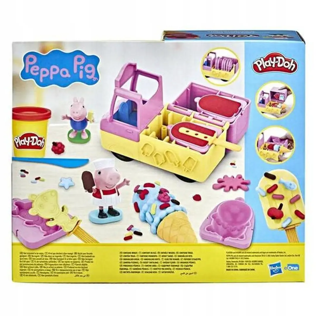 Play-Doh Peppa Pig IJswagen - 5 Stuks