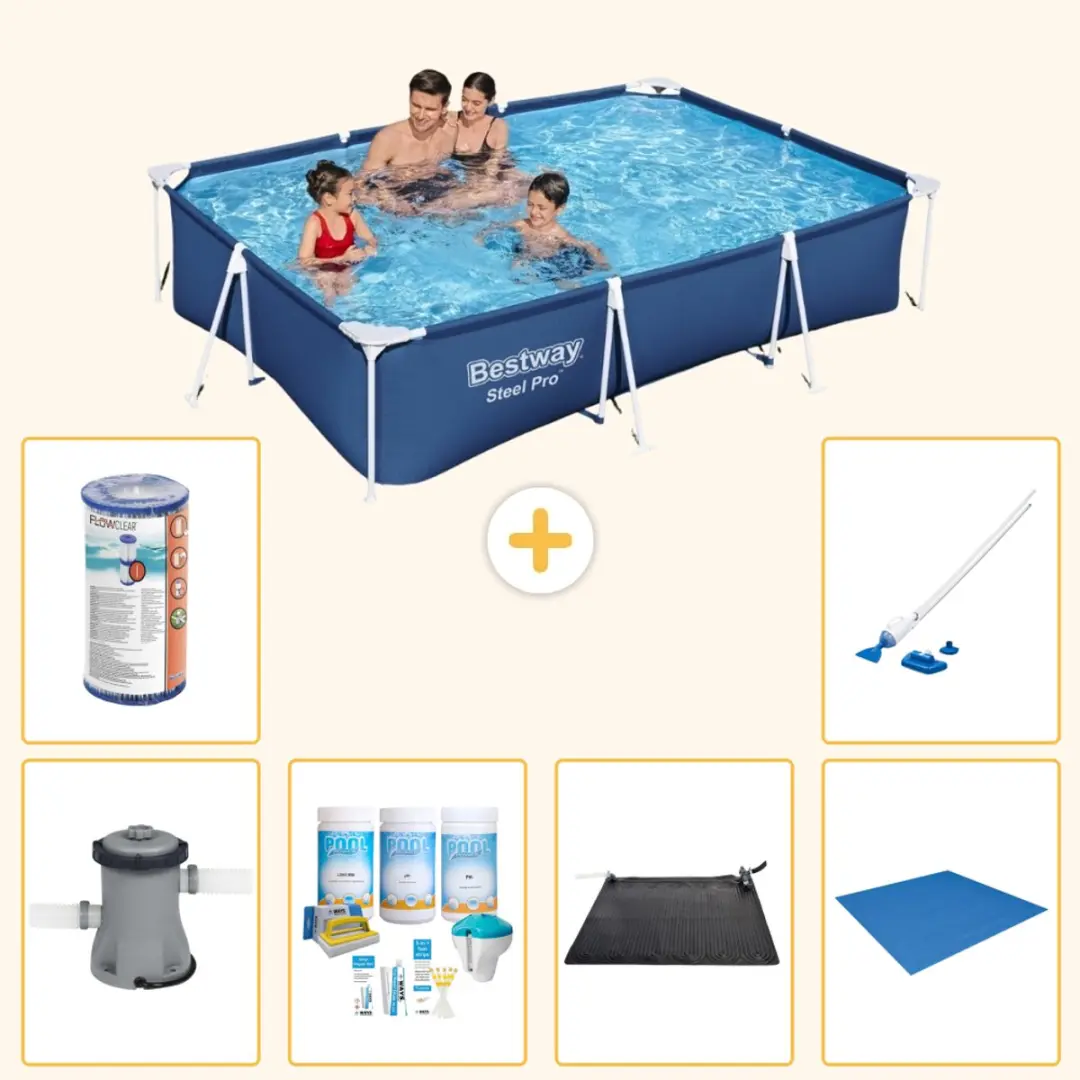 Bestway Steel Pro Zwembad 300x201x66cm