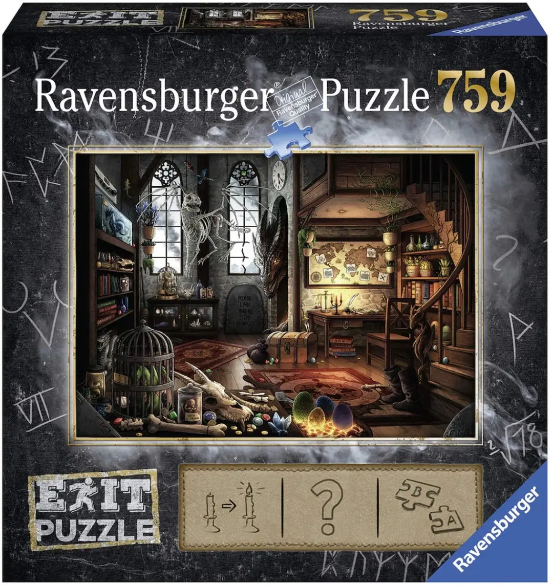 Ravensburger EXIT Draken Puzzel 759 Stuks - Escape Game
