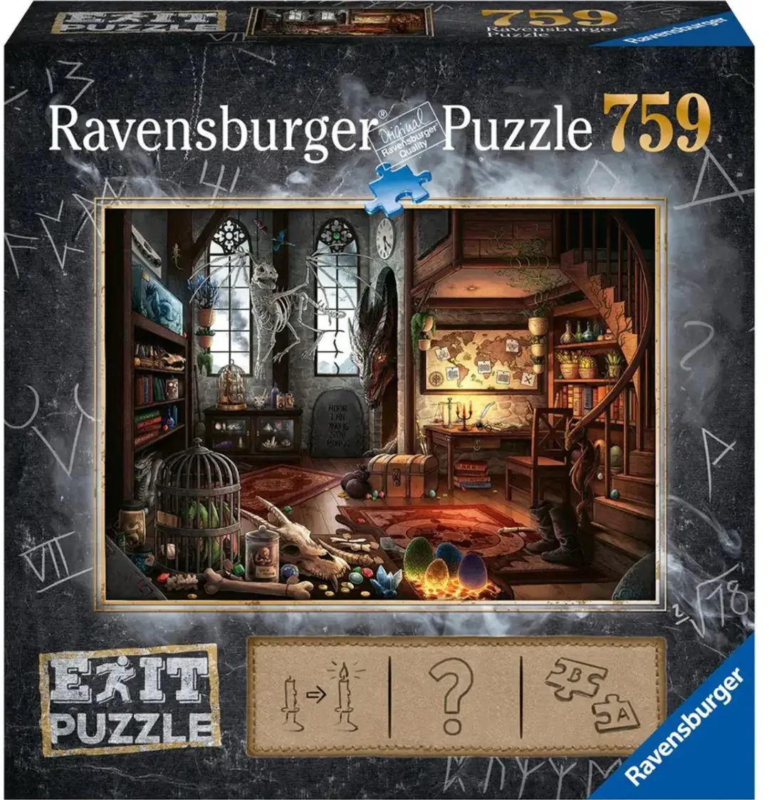 Ravensburger EXIT Draken Puzzel 759 Stuks - Escape Game