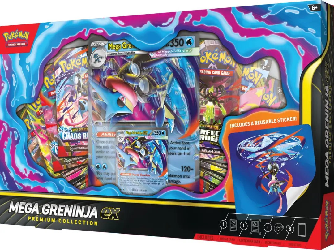 Pokémon TCG Mega Greninja ex Premium Collection - afbeelding 6 van 6