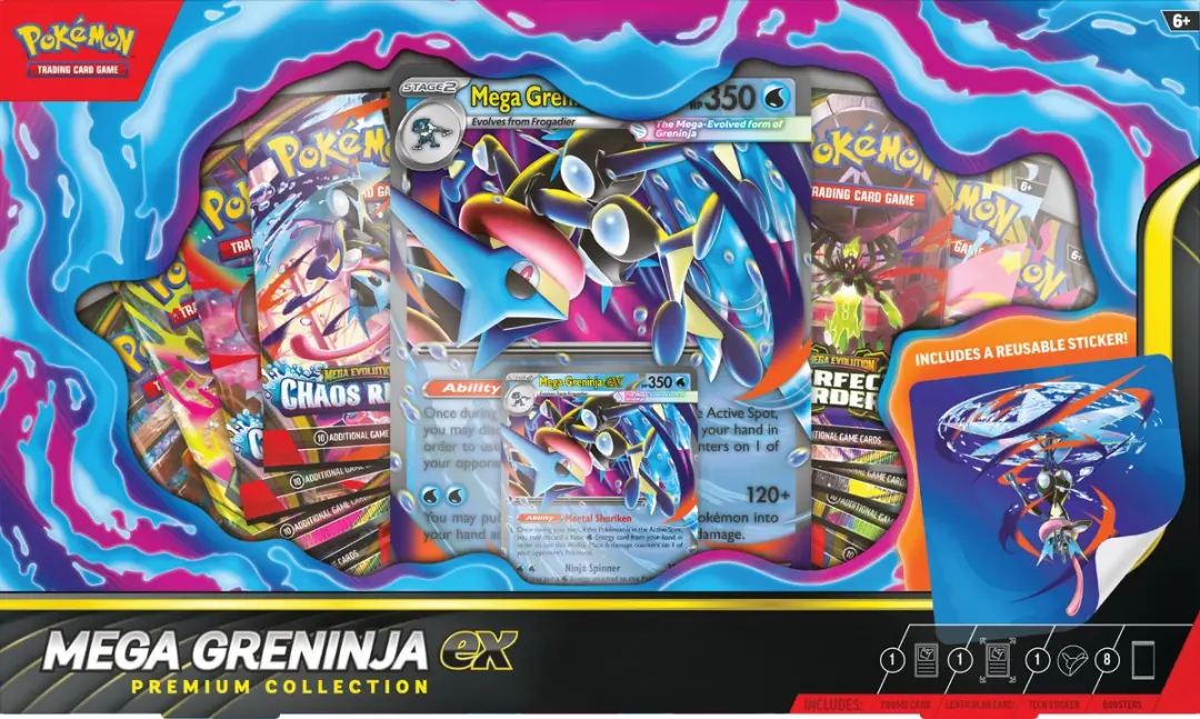 Pokémon TCG Mega Greninja ex Premium Collection