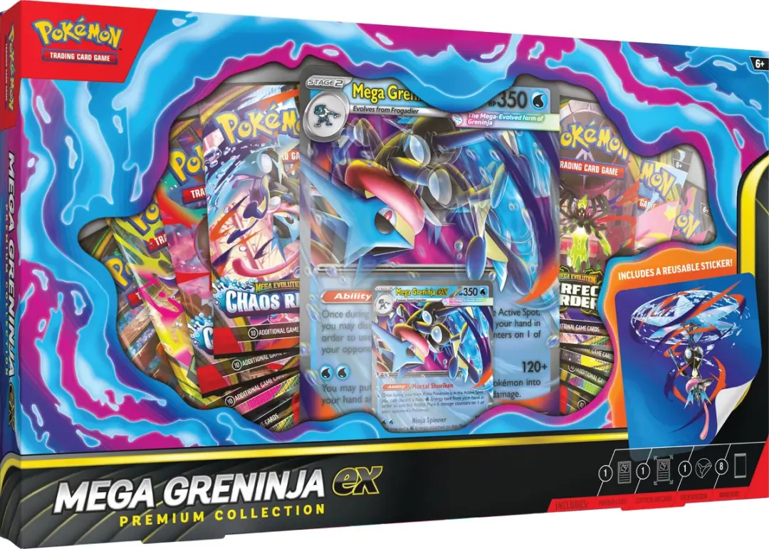 Pokémon TCG Mega Greninja ex Premium Collection