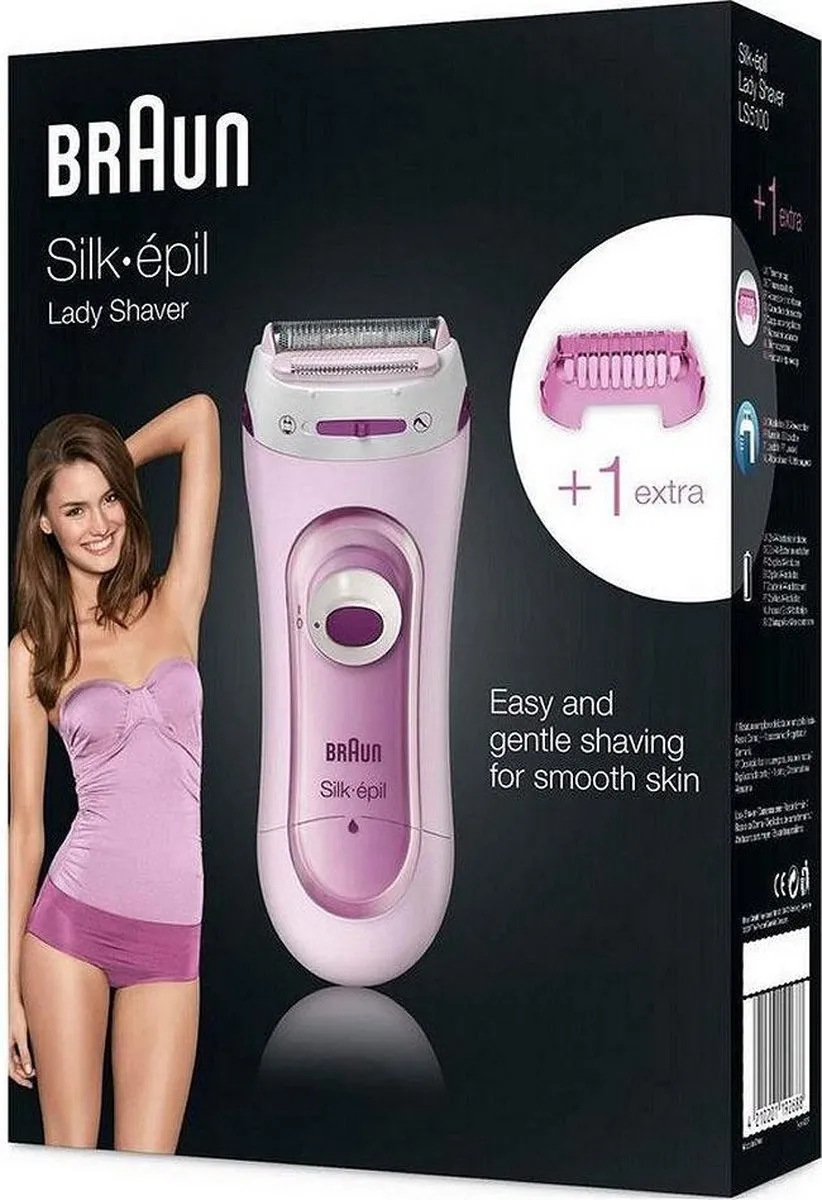 Braun Silk-épil 5-100 Elektrisch Scheerapparaat - Roze - afbeelding 6 van 6