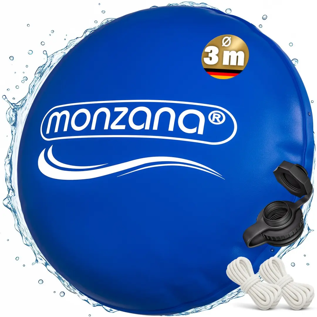 Monzana Zwembadkussen XXL Ø300cm - Vorstbestendig - Blauw