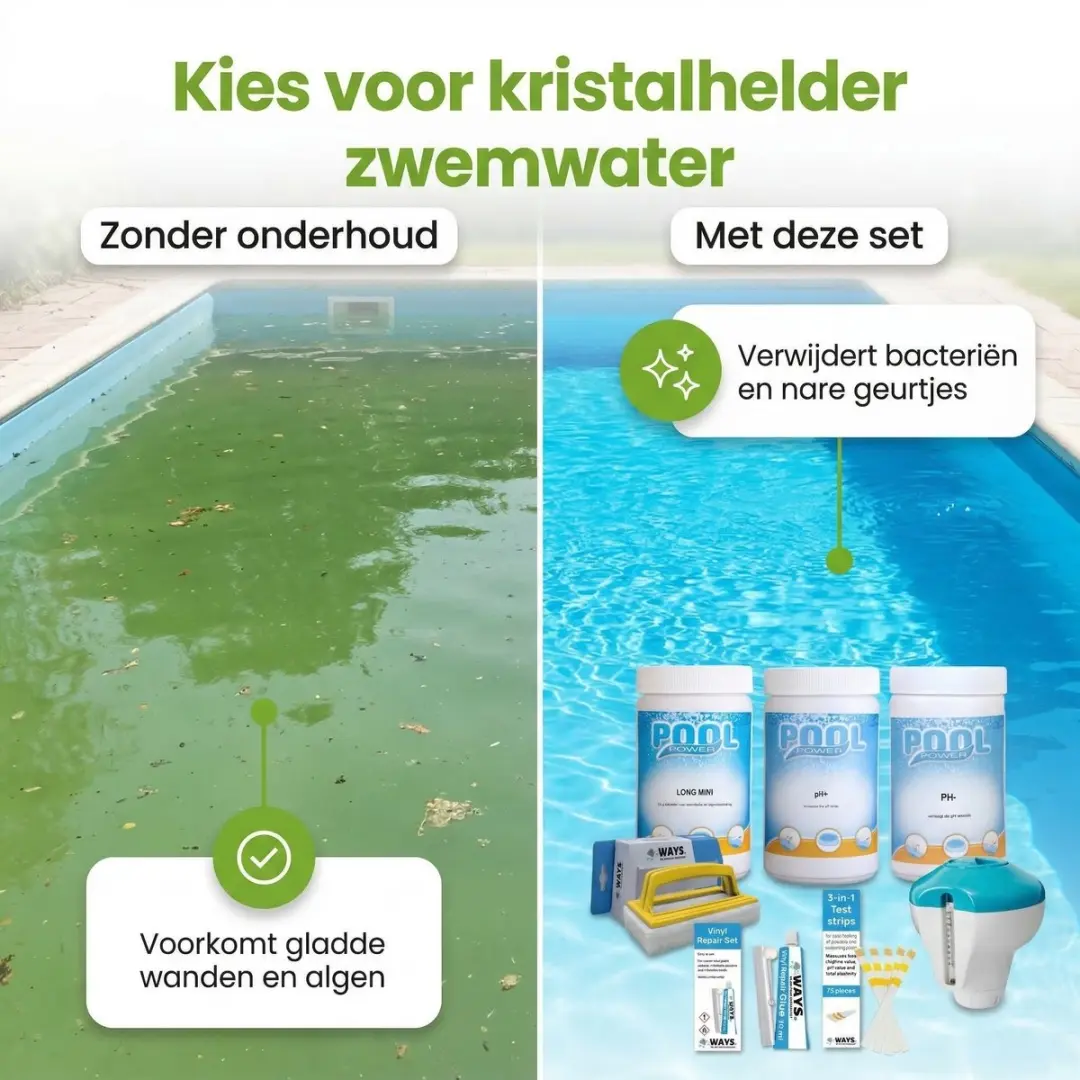 Bestway Fast Set Zwembad 366x76cm - 5377L - Blauw - 7-delig