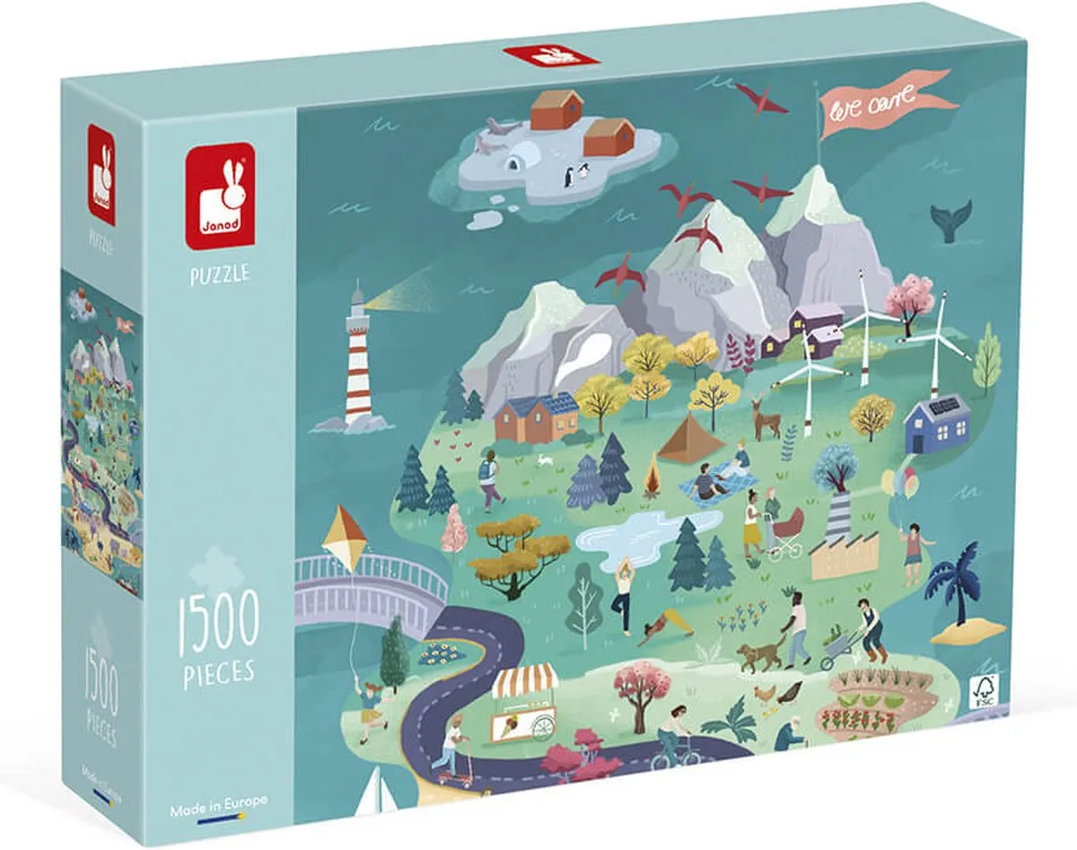 Janod Kidult Puzzel De Ontsnapping 1500 Stuks