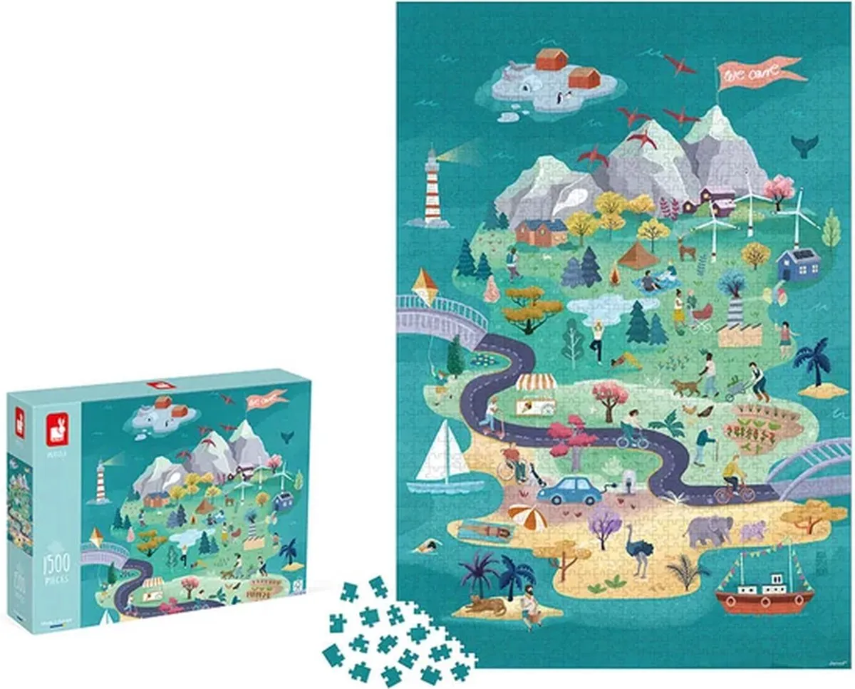 Janod Kidult Puzzel De Ontsnapping 1500 Stuks