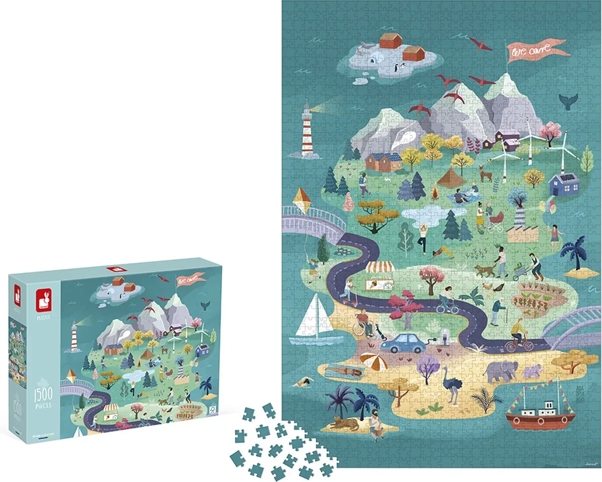 Janod Kidult Puzzel De Ontsnapping 1500 Stuks