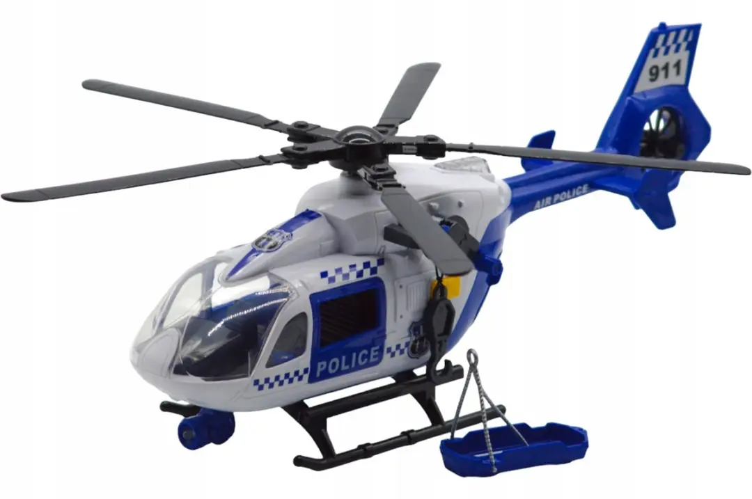 Toystar Grote Reddinghelikopter - Blauw/Wit