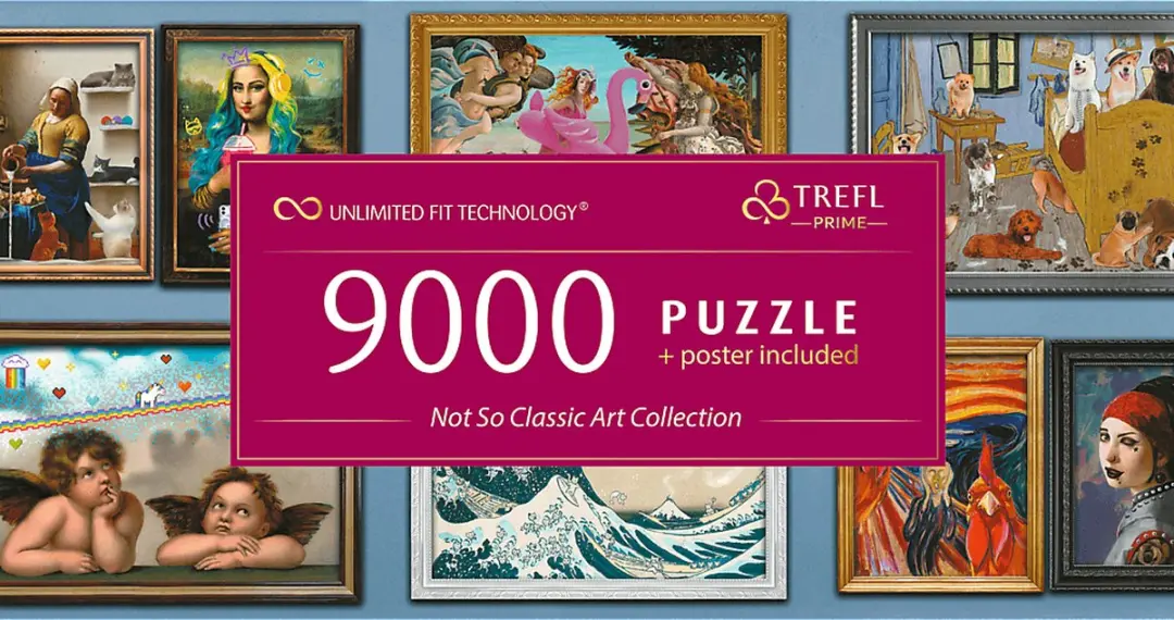 Trefl Not So Classic Art Collection Puzzel - 1000 Stuks - Multicolor