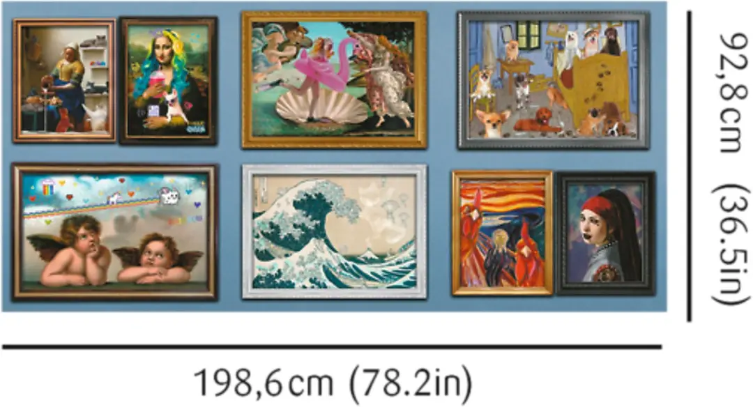Trefl Not So Classic Art Collection Puzzel - 1000 Stuks - Multicolor