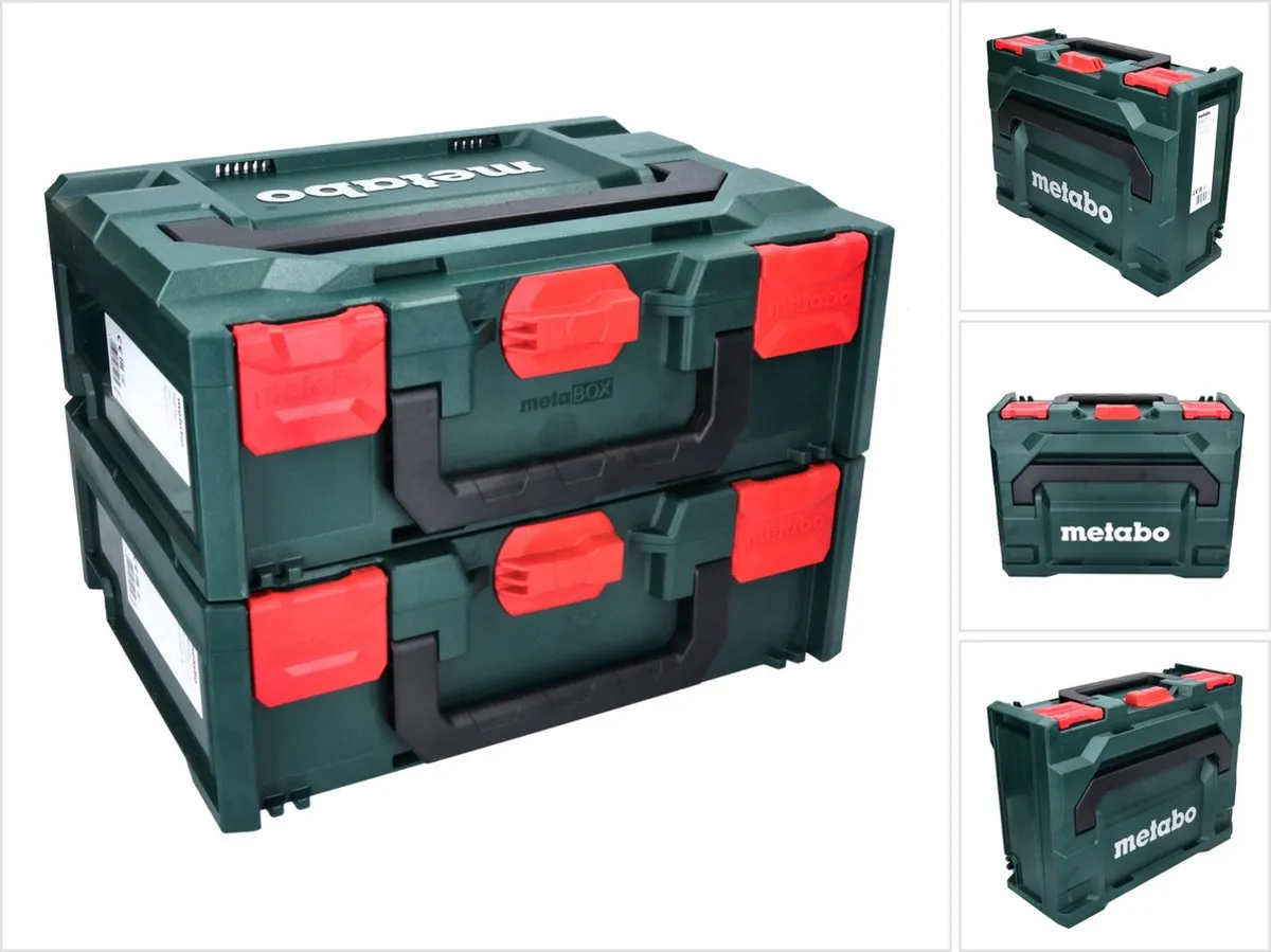 Metabo metaBOX 145 Set 2x Gereedschapskoffer