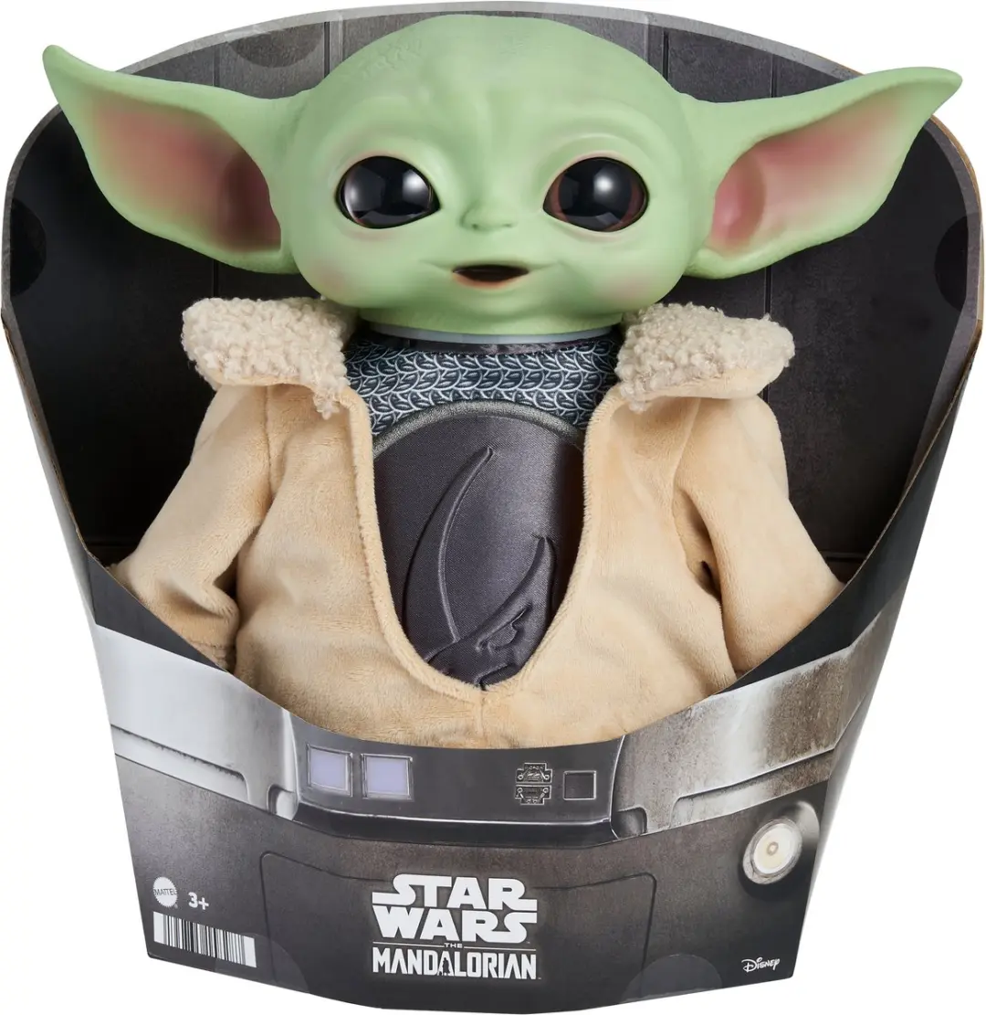 Star Wars The Mandalorian Din Grogu Pluche - Meerkleurig