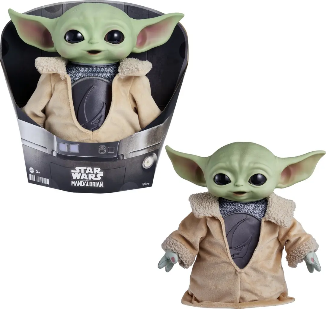Star Wars The Mandalorian Din Grogu Pluche - Meerkleurig