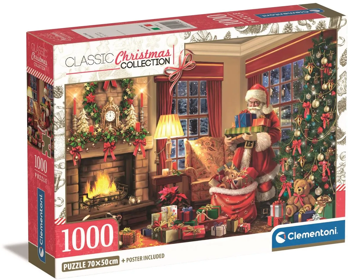 Clementoni Santa's Visit Puzzel 1000 Stuks