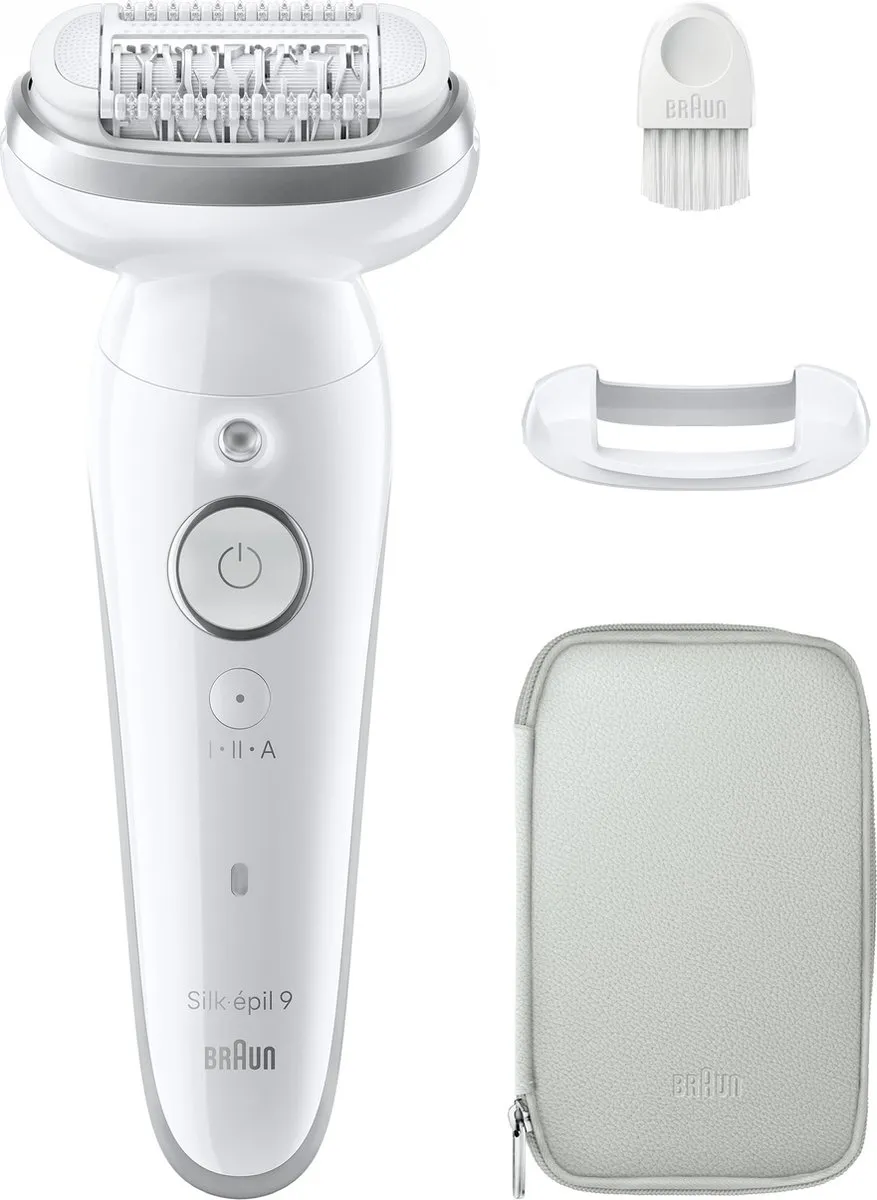 Braun Silk·épil 9 9-011 Epilator - Wit/Zilver