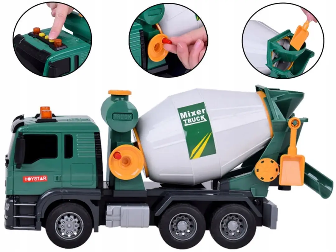 Toystar Betonmixer Speelgoed - Groen