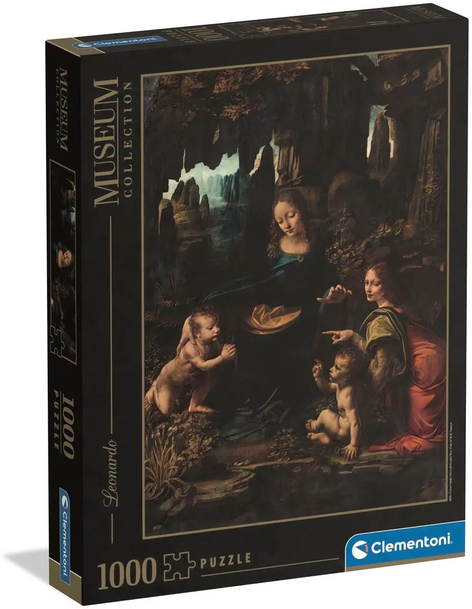 Clementoni Puzzel Museum Louvre Leonardo da Vinci 1000 Stuks