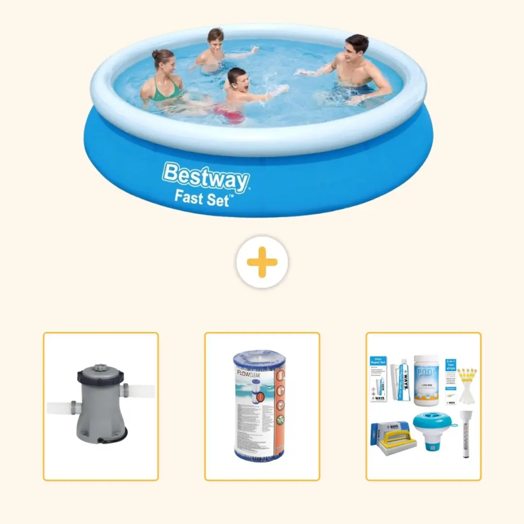 Bestway Fast Set Rond Zwembad 366x76cm