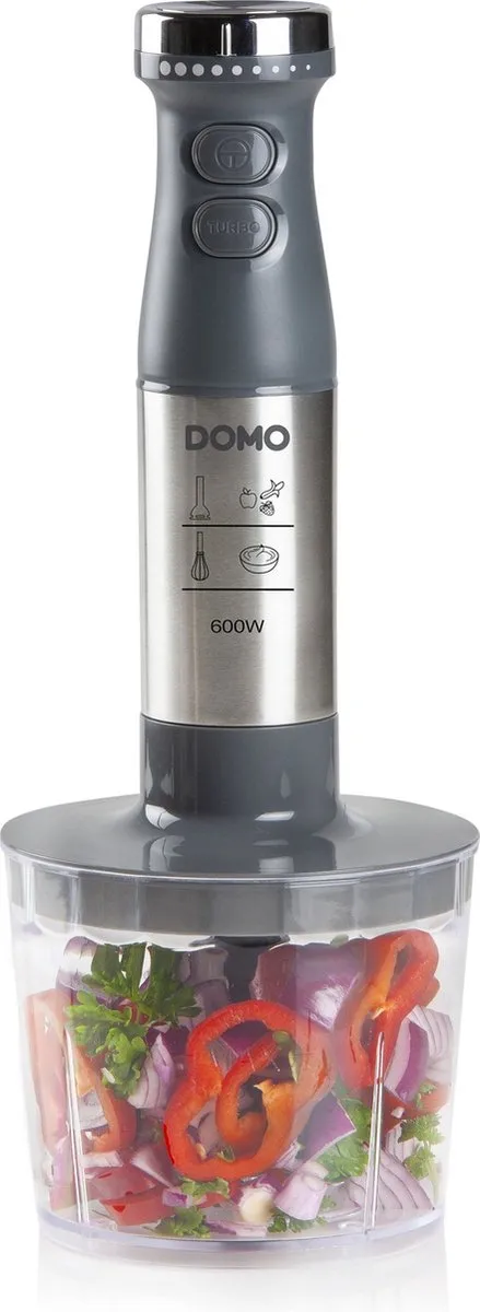 Domo DO9226M Staafmixer - 600W - 4 Accessoires - Zwart - afbeelding 6 van 6
