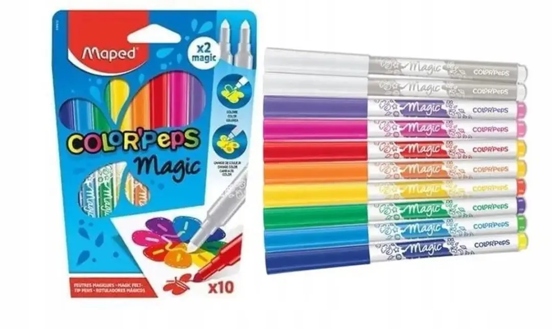 Maped Colorpeps Magic Viltstiften - 10 Stuks Multicolor