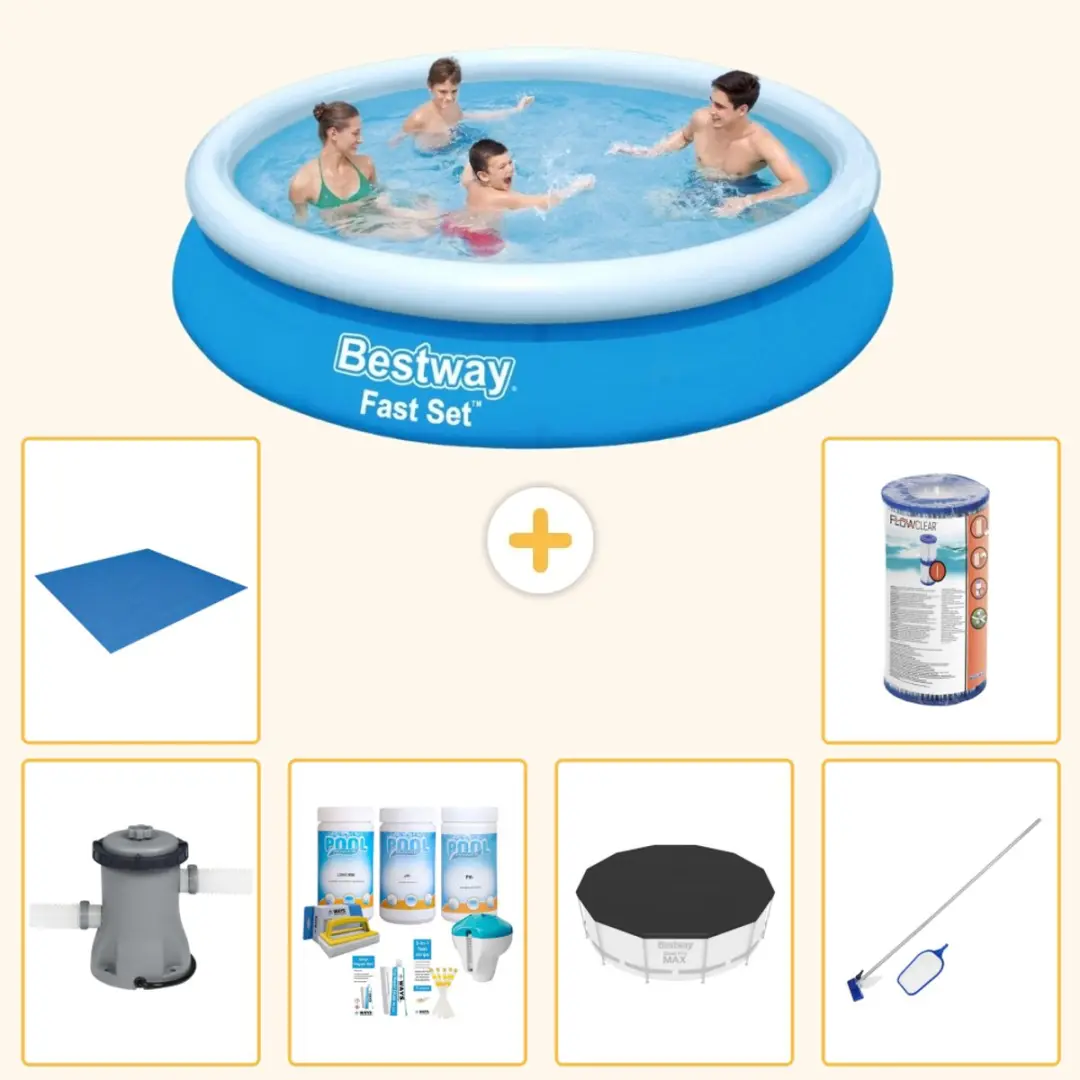 Bestway Fast Set Opblaaszwembad 366x76cm