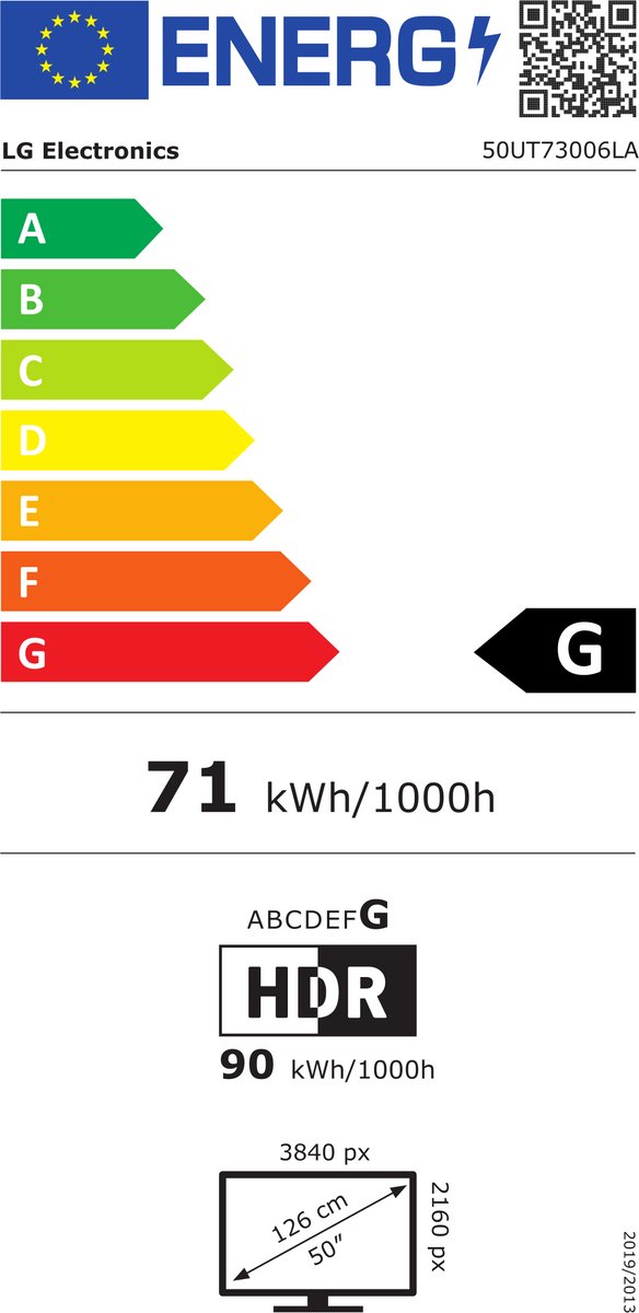 LG 50UT73006LA - 50 inch - 4K LED - 2024