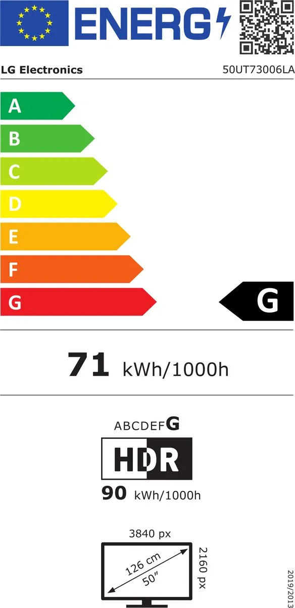 LG 50UT73006LA - 50 inch - 4K LED - 2024