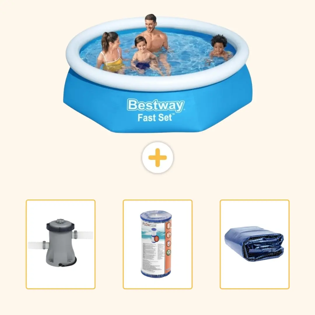 Bestway Fast Set Rond Zwembad 244cm
