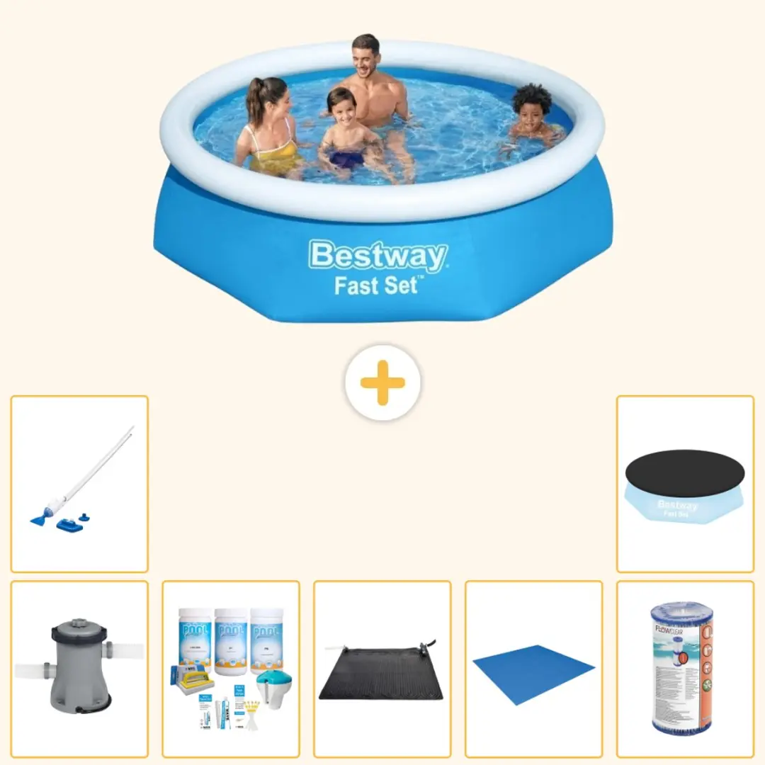 Bestway Fast Set Rond Zwembad 244cm