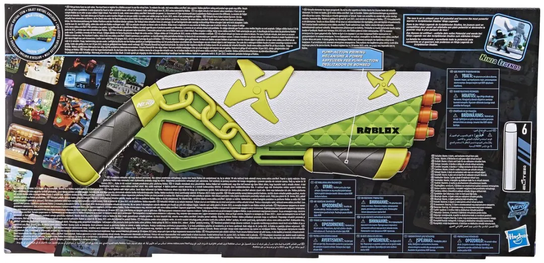 Nerf Roblox Ninja Legends Shadow Sense Scorpion Blaster - Multikleur