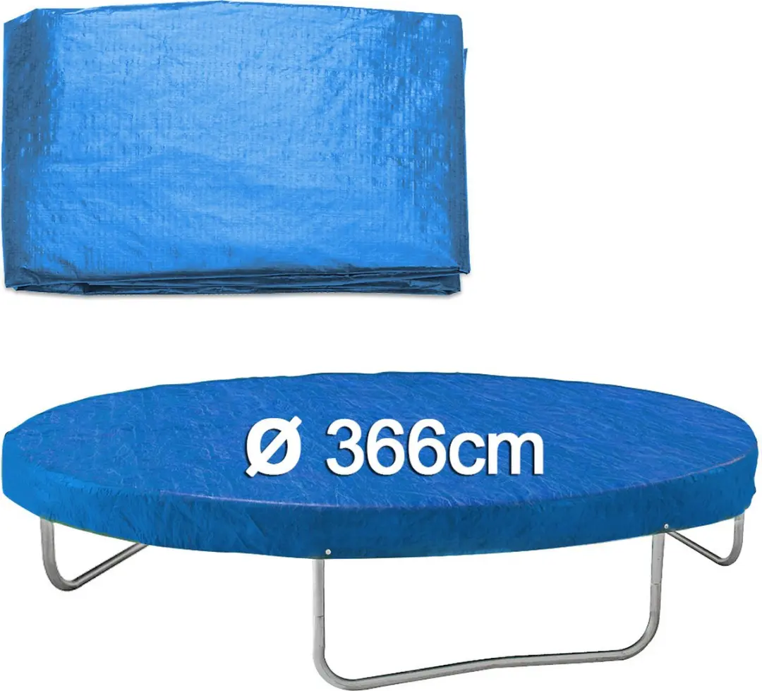 Monzana Trampoline Afdekzeil - Ø366cm Blauw