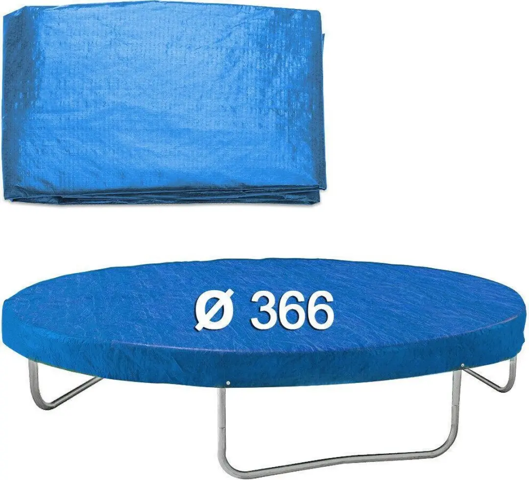 Monzana Trampoline Afdekzeil - Ø366cm Blauw