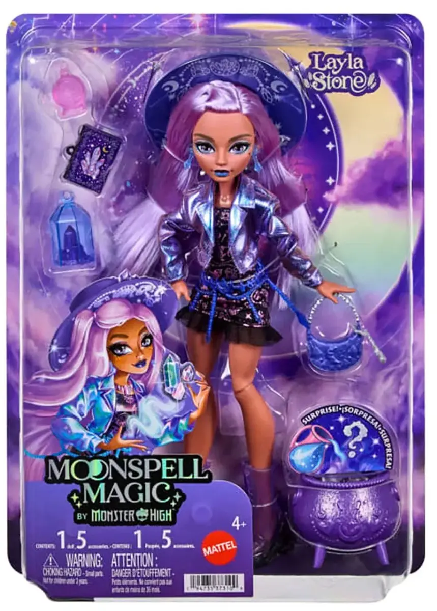 Mattel Moonspell Magic Layla Stone Monster High Pop - Crystal Witch