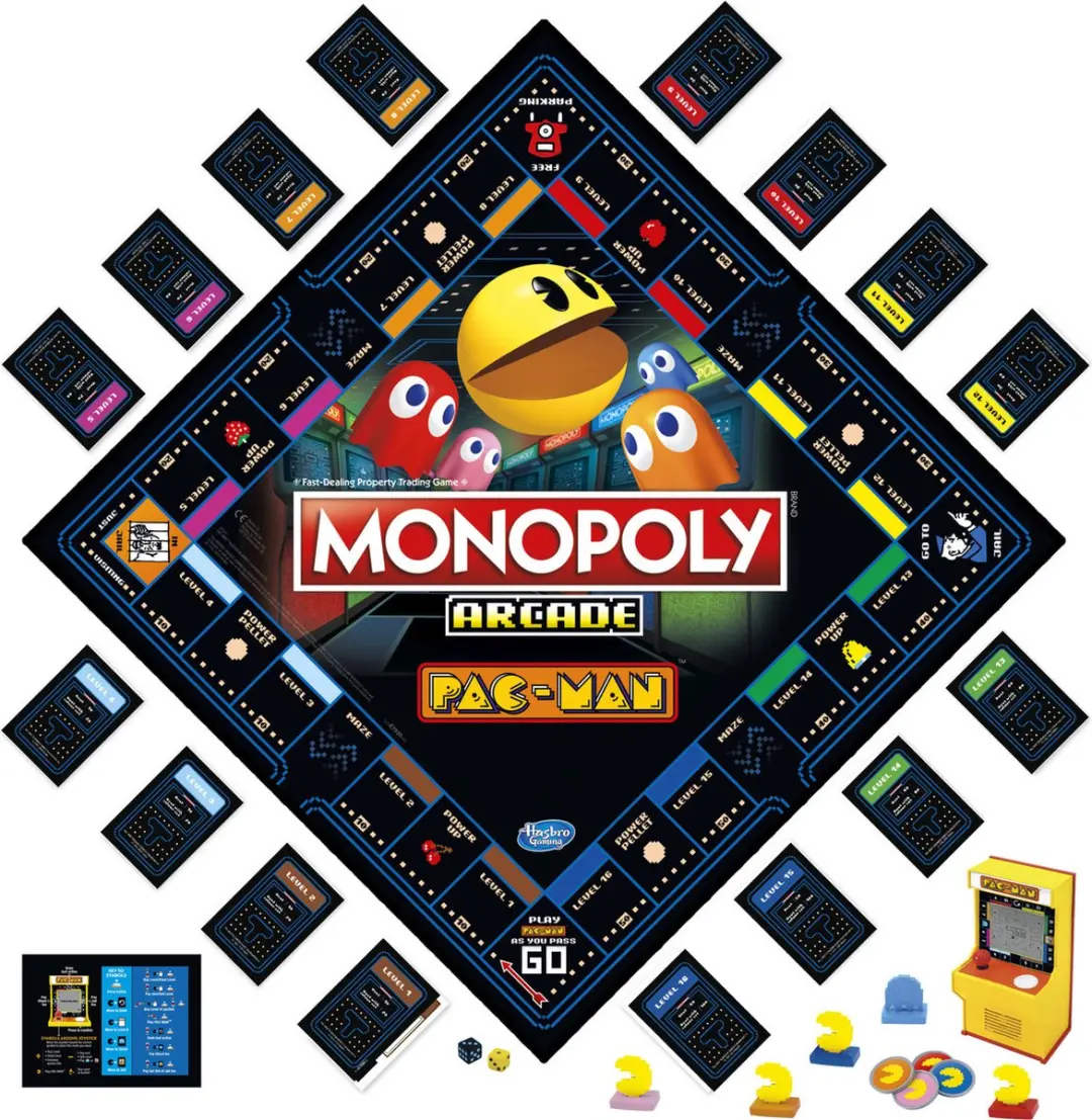 Monopoly Arcade Pacman Bordspel - 6 Spelers