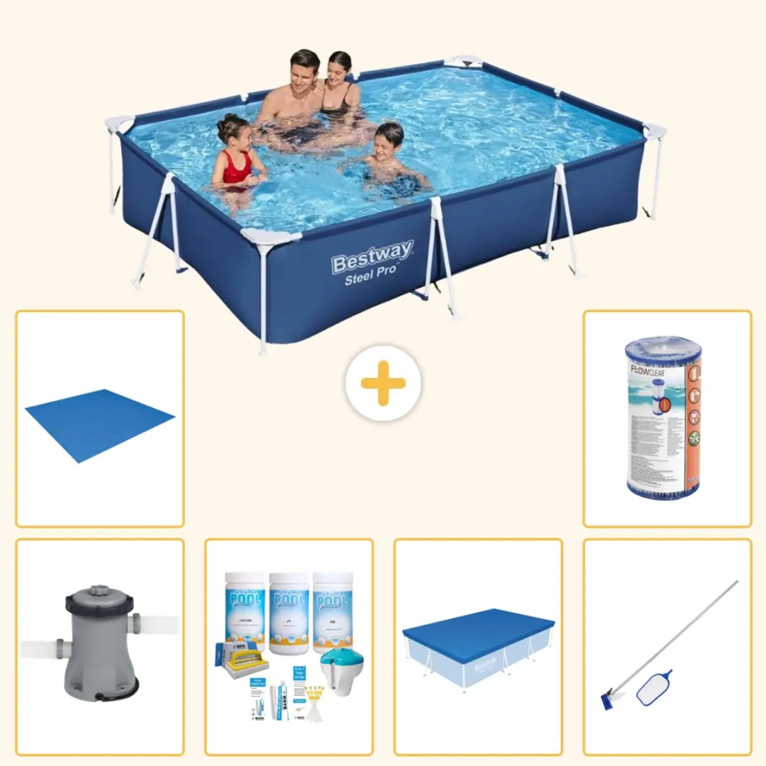 Bestway Steel Pro Zwembad 300x201x66cm