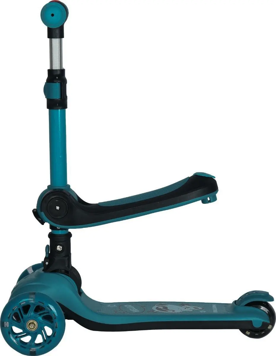 Eco Toys Lisa Blauw 2-in-1 Step/Loopfiets