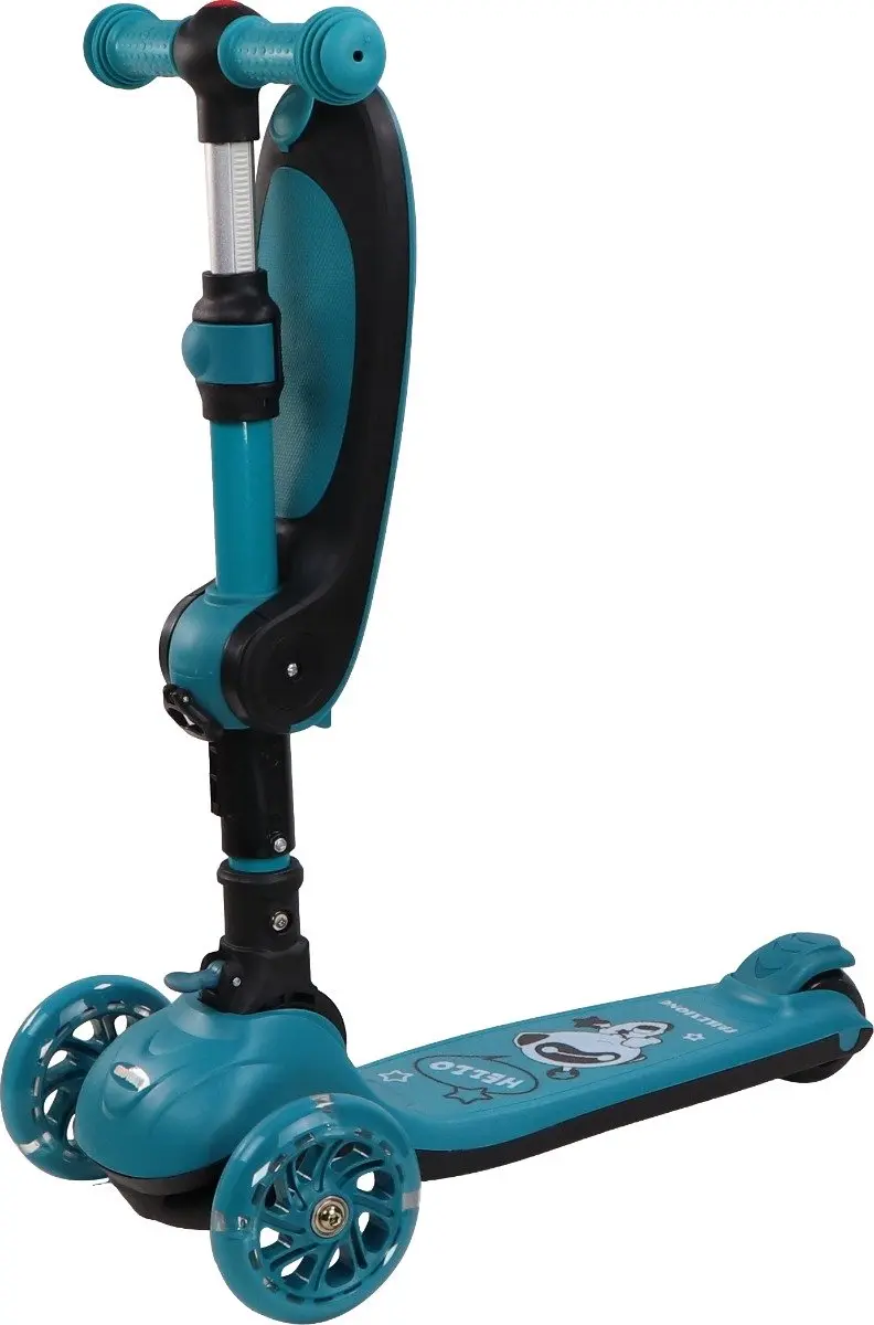 Eco Toys Lisa Blauw 2-in-1 Step/Loopfiets