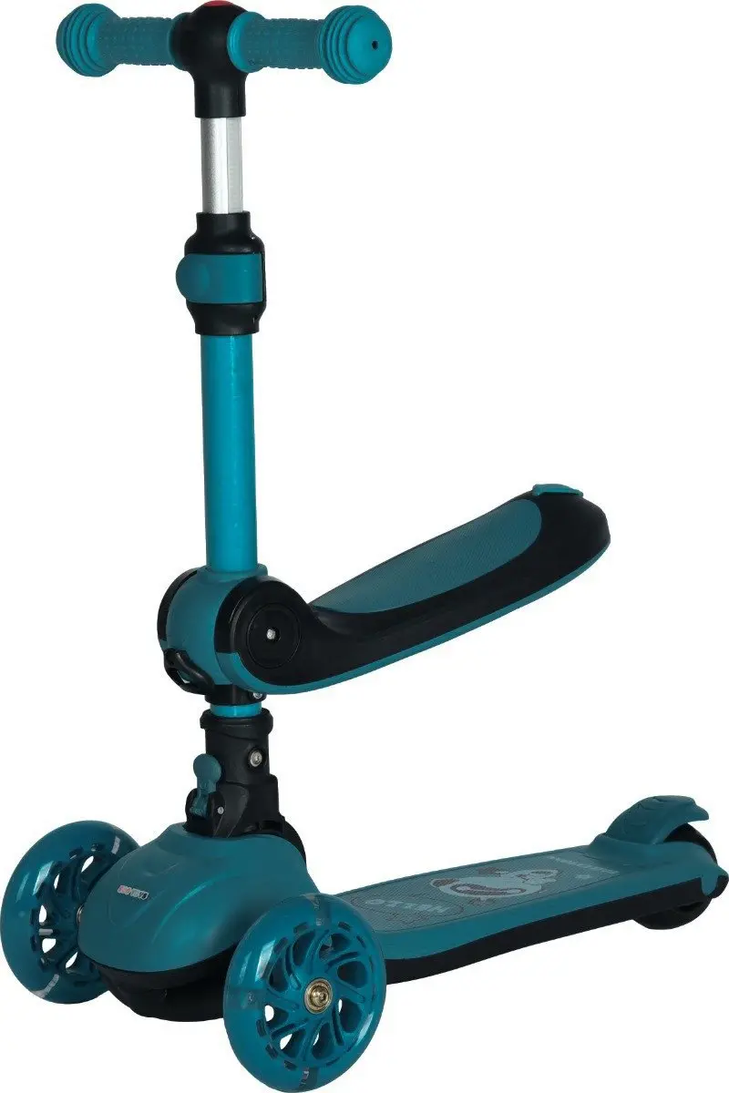 Eco Toys Lisa Blauw 2-in-1 Step/Loopfiets