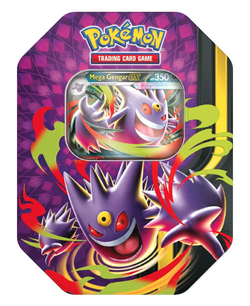 Pokémon Mega Moonlit EX Tin Gengar EX