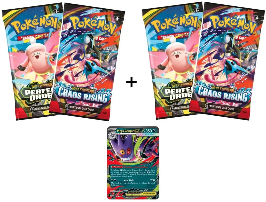 Pokémon Mega Moonlit EX Tin Gengar EX - TCG - 41 Kaarten