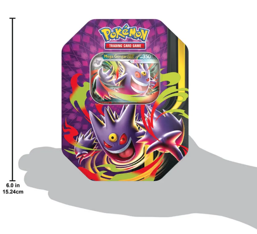 Pokémon Mega Moonlit EX Tin Gengar EX - TCG - 41 Kaarten