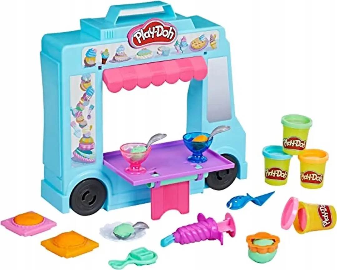 Play-Doh IJswagen Speelset - 5 Stuks