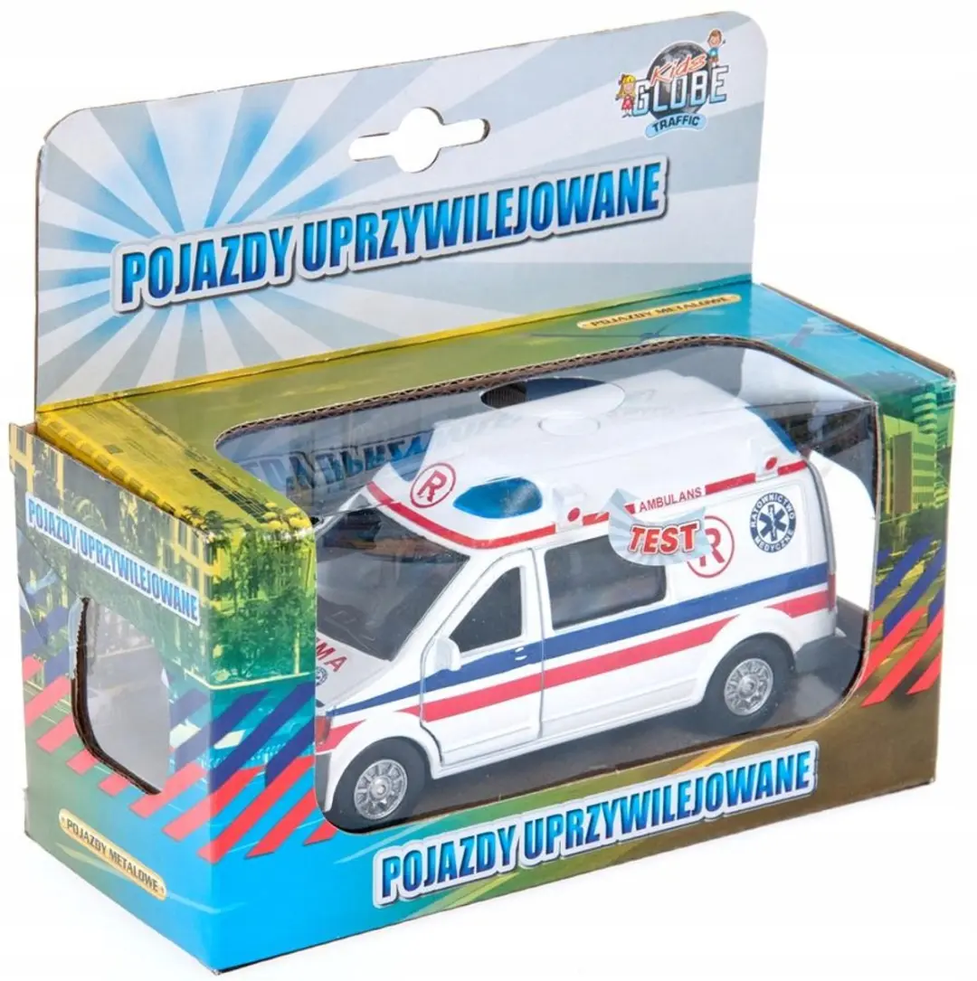 Kids GLOBE Ambulance Speelgoedauto 12cm