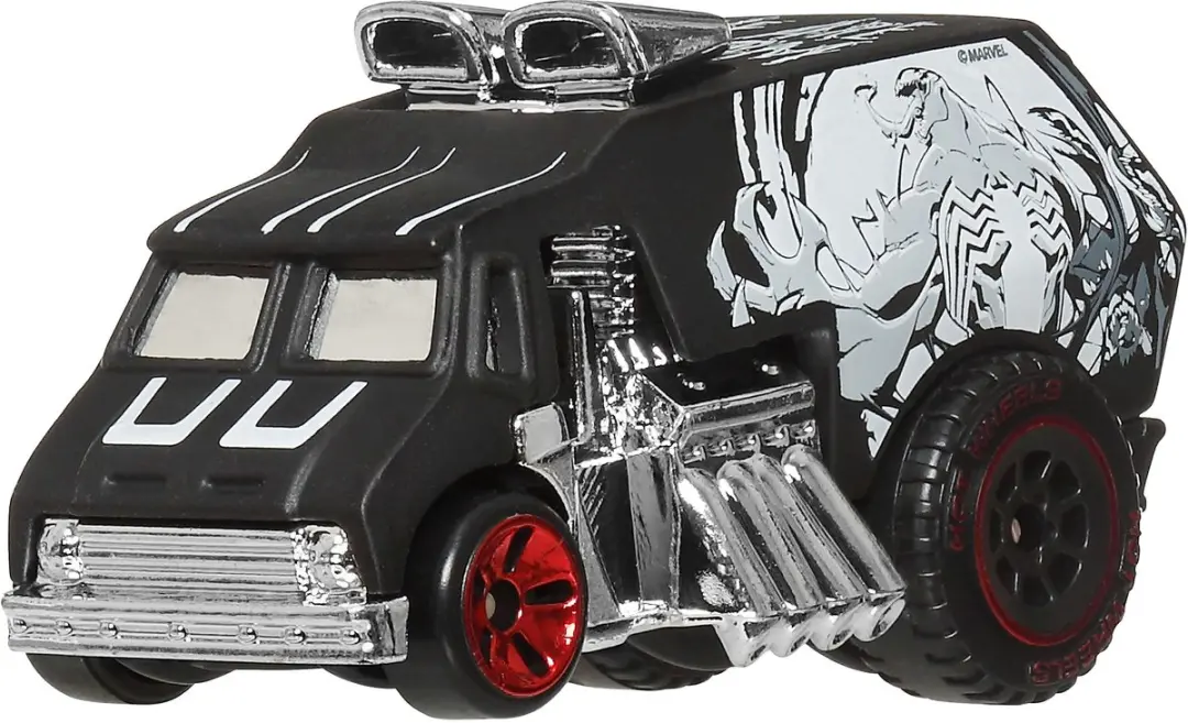 Hot Wheels Marvel Spider-Man Cool-One JKX25 - Zwart/Zilver