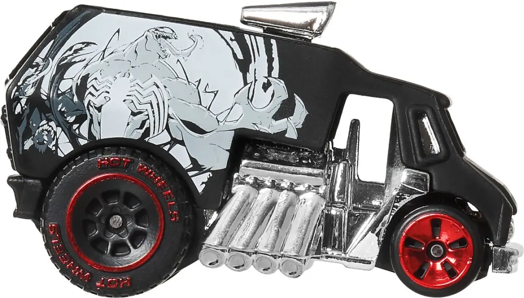 Hot Wheels Marvel Spider-Man Cool-One JKX25 - Zwart/Zilver